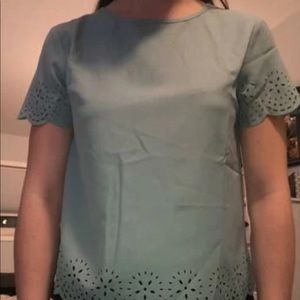 Solid Laser Cut Scalloped Top